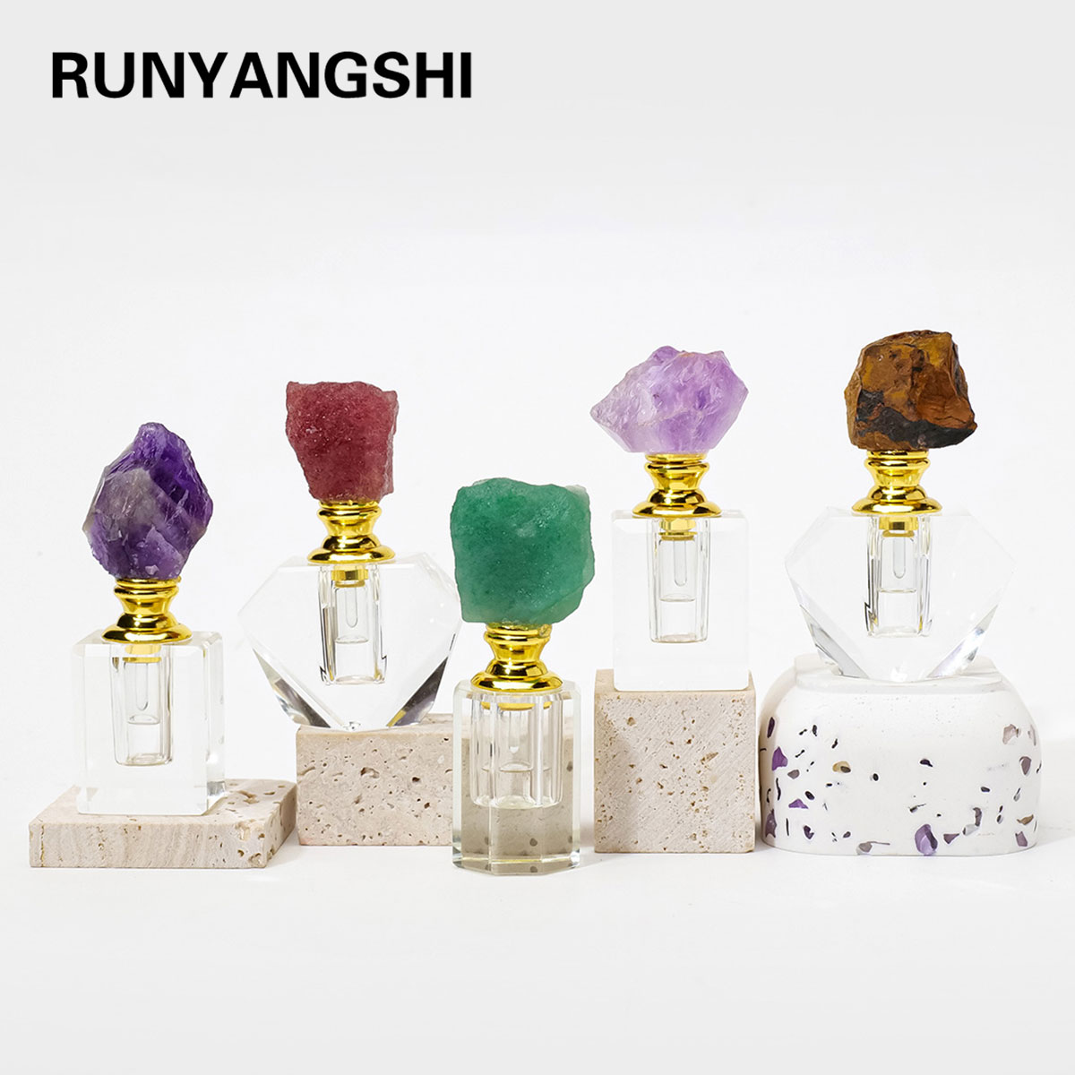 Perfume Fragrance Book - 1PC Natural Amethyst Crystal Cluster Healing
