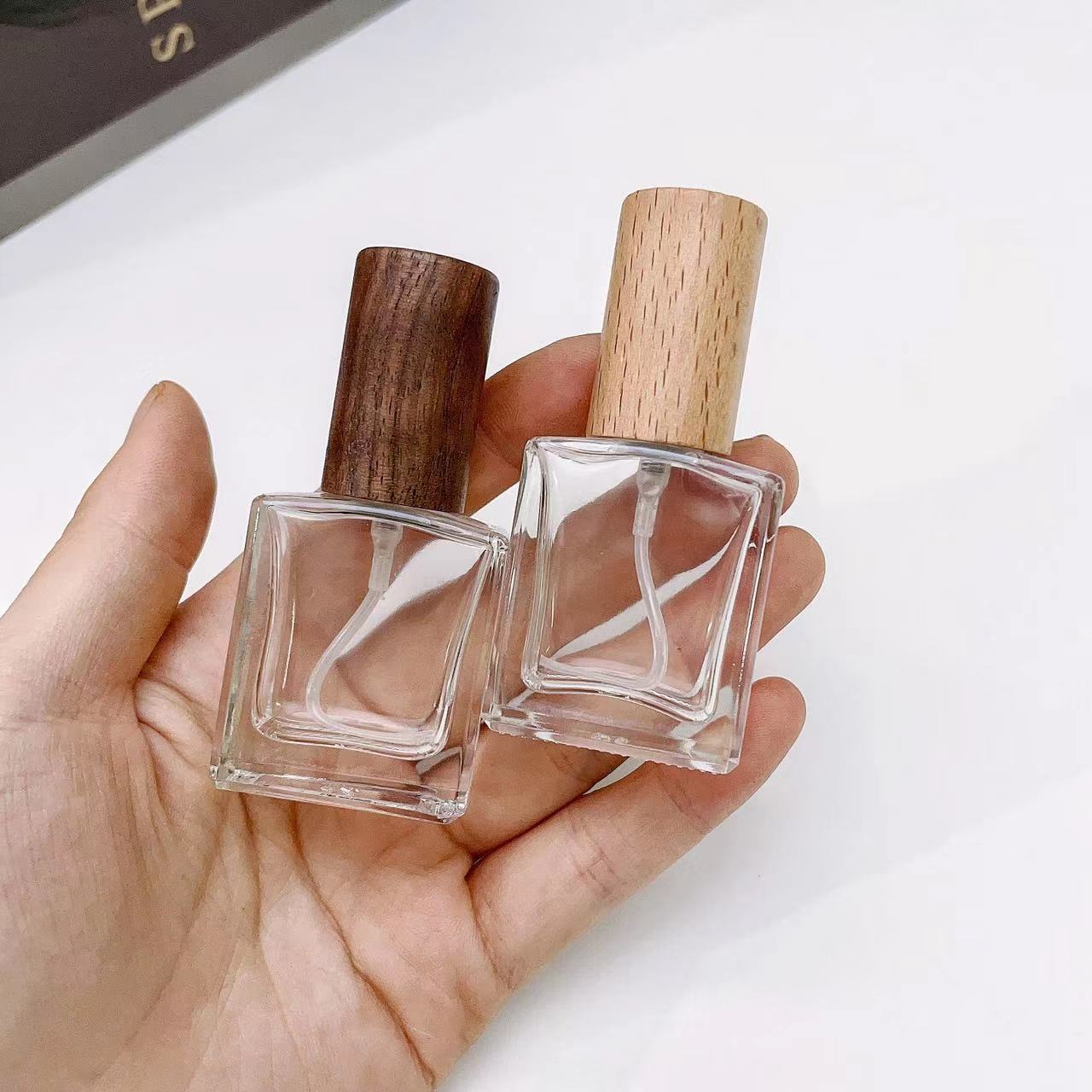 Perfume Fragrance Book - 10ml Transparent Thick Glass Perfume Spray