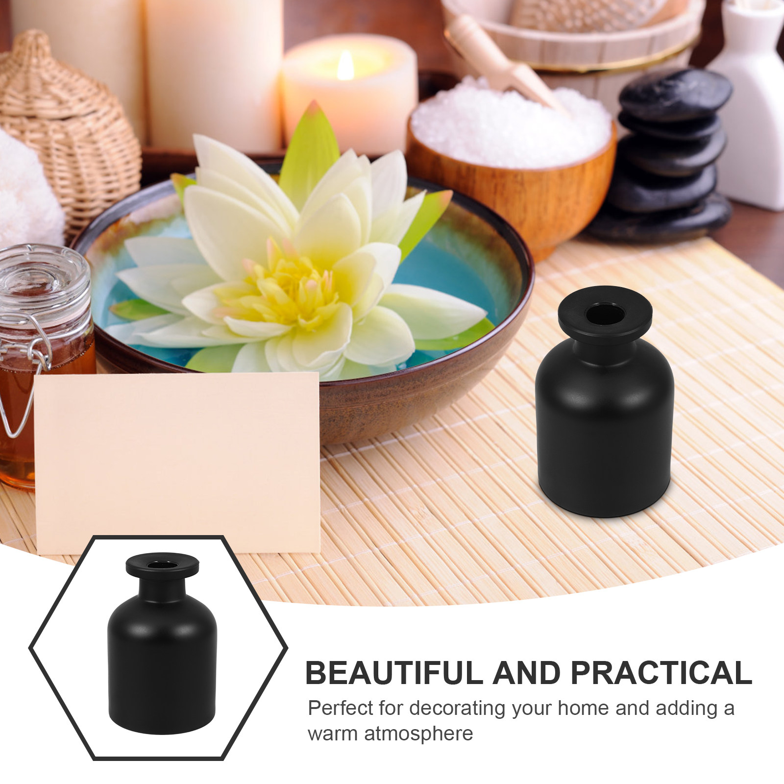 2Pcs Premium Glass Diffuser Bo - Perfume Refill Bottle ulasan dan harga