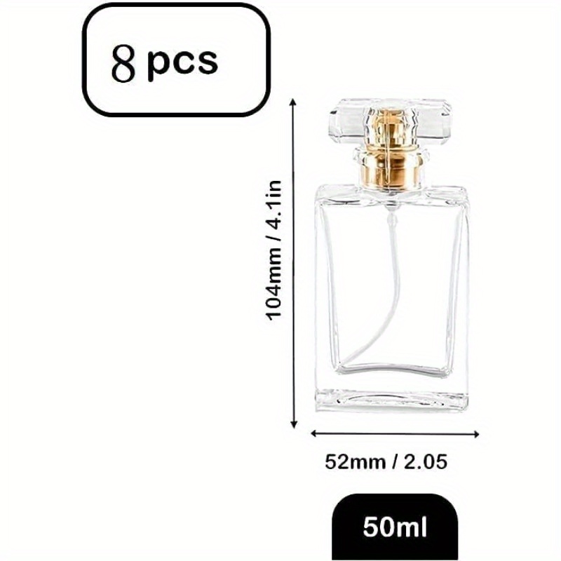 8pcs 30ml Glass Perfume Bottle - Perfume Fragrance Book ulasan dan harga