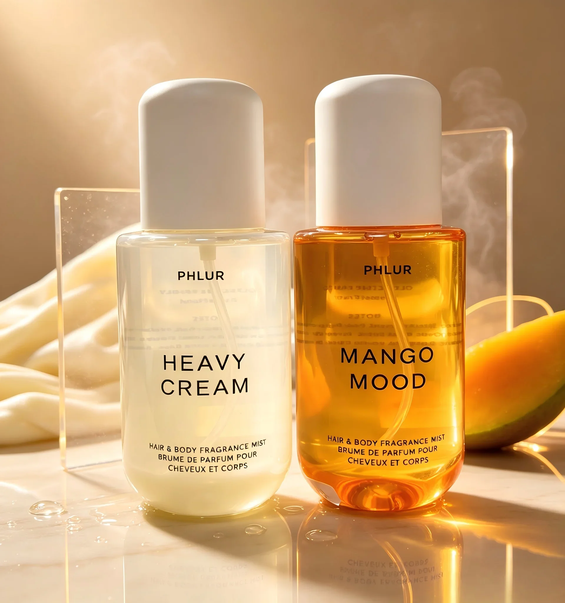Phlur Heavy Cream + Mango Mood - Fragrance Perfume For Hair ulasan dan harga