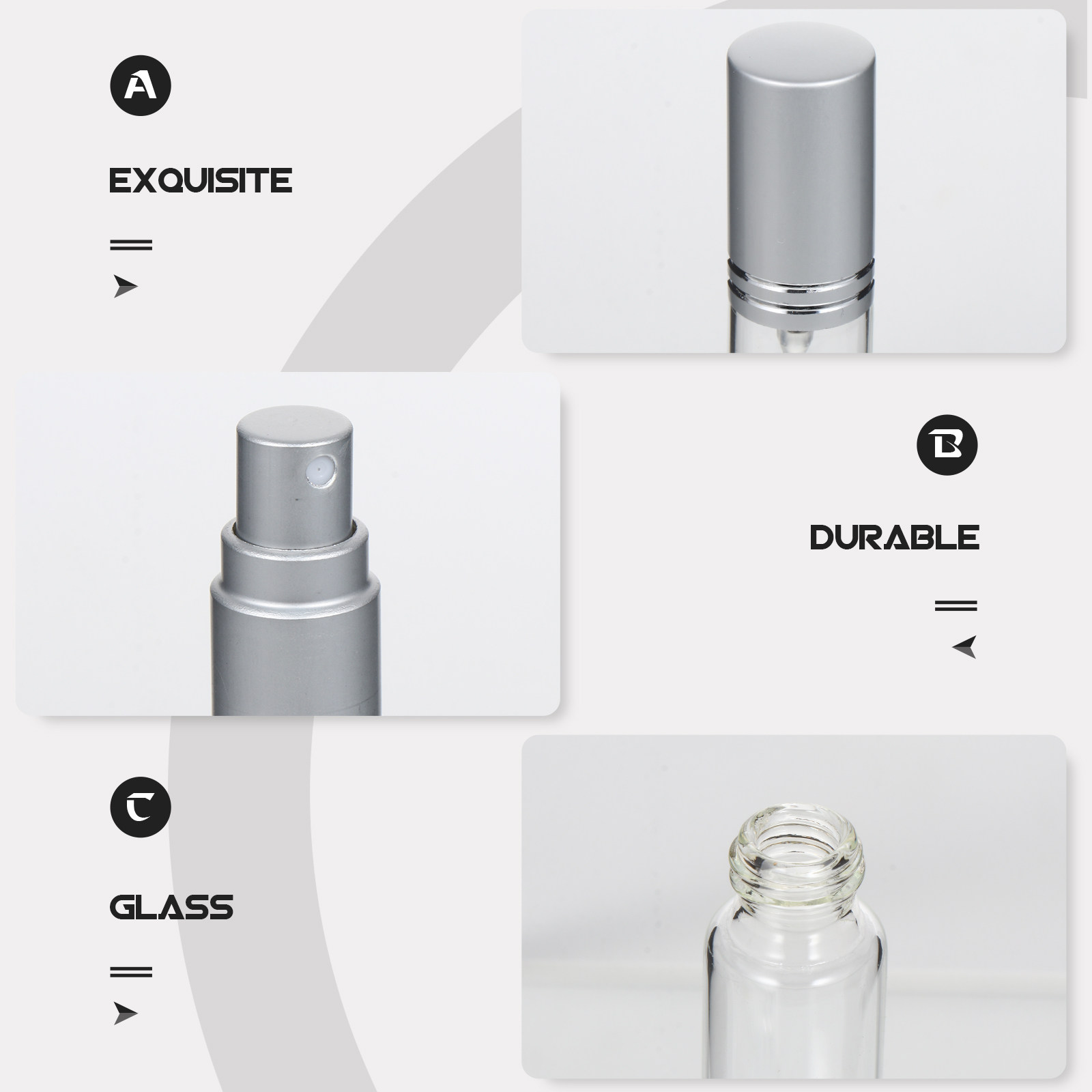 6Pcs Perfume Spray Bottle Port - Perfume Refill Bottle ulasan dan harga