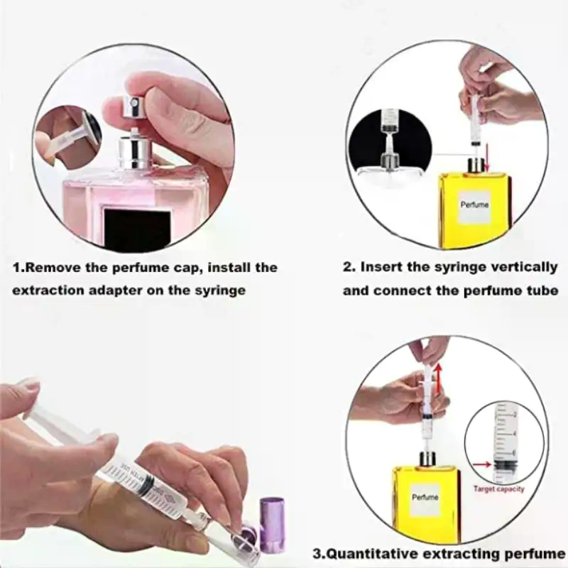 1/3Pcs Syringe Plastic Perfume - Perfume Fragrance Book ulasan dan harga