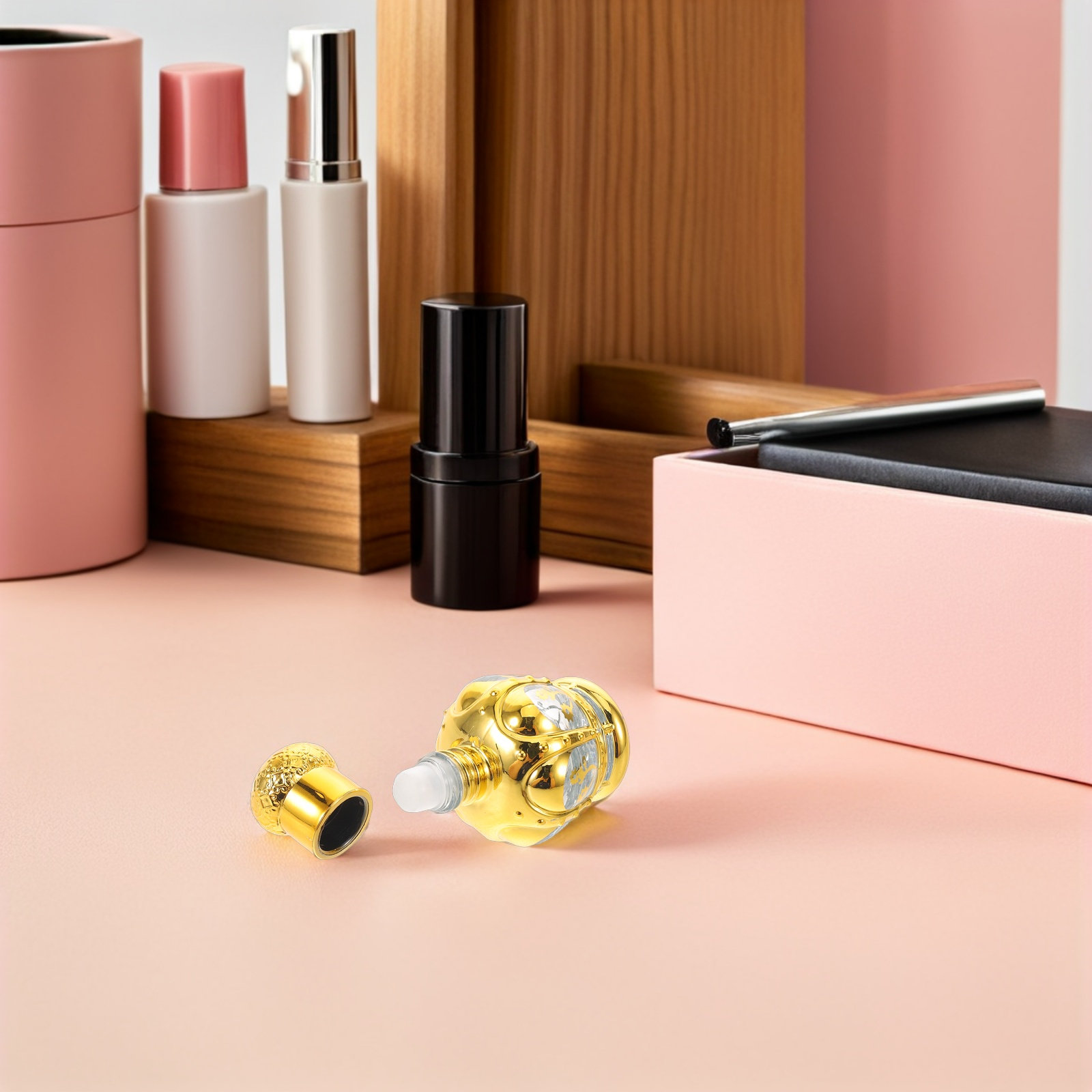 2Pcs 12Ml Clear Glass Roll on  - Perfume Refill Bottle ulasan dan harga
