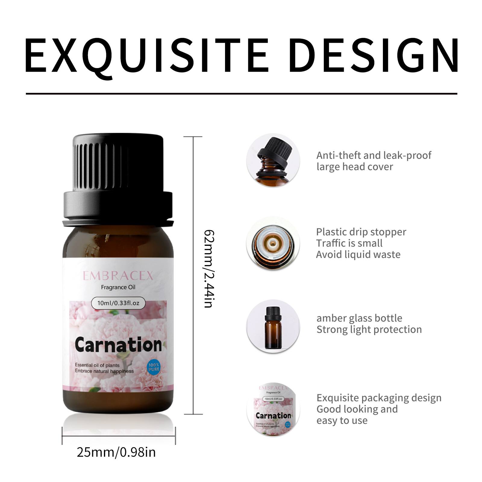 10ml Carnation Essential Oil F - Perfume Fragrance Oil ulasan dan harga