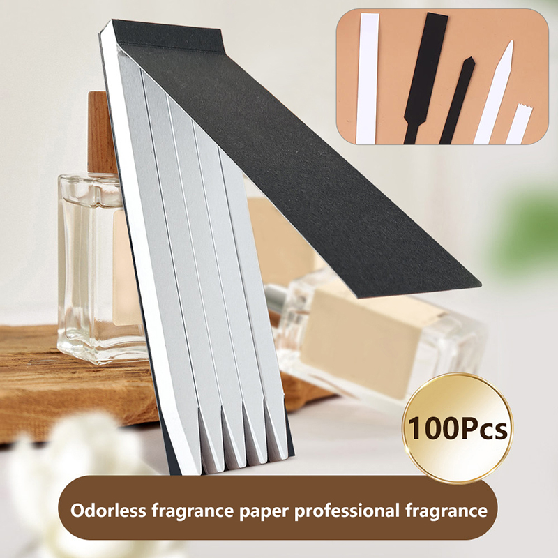 100/500pcs Black Testing Aroma - Perfume Fragrance Book ulasan dan harga
